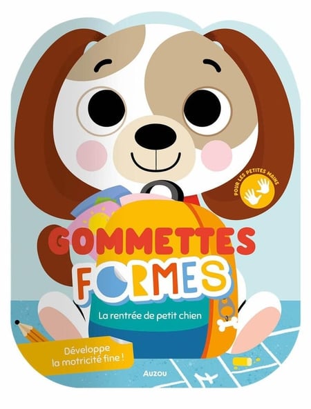 Gomettes formes - La rentrée de petit chien