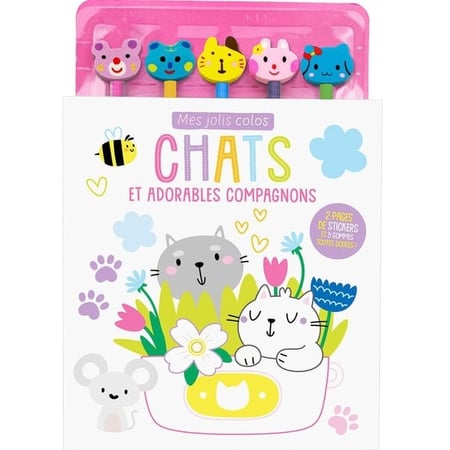 Mes jolis colos : Mes jolis colos - chats et adorables compagnons