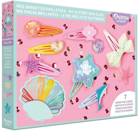 Mes barrettes pailletées