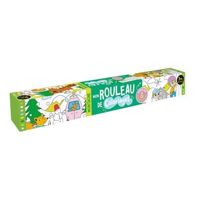 Mon rouleau de coloriages adhésif - montagne