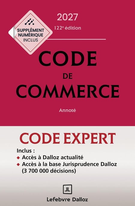 Code de commerce (édition 2027)