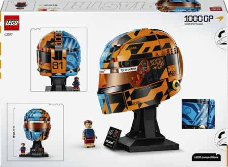 LEGO® 43017 - McLaren Mastercard F1® Team casque d'Oscar Piastri - LEGO Editions