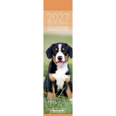 Calendrier marque-pages 2027 Pictura - Photo chiots
