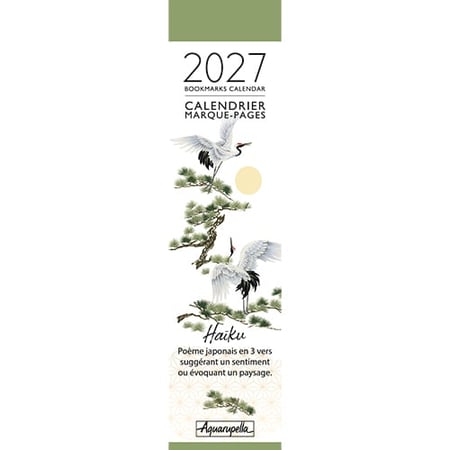 Calendrier marque-pages 2027 Pictura - Illustration Haiku