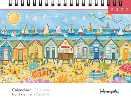 Calendrier Chevalet 2027 Pictura - Bord de mer