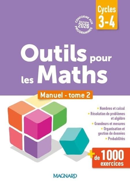 Outils pour les maths : Cycles 3, 4 : Remédiation ULIS, SEGPA, RASED, UPE2A Tome 2 - Manuel de l'élève (édition 2026)