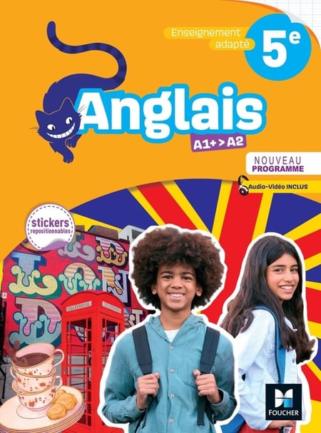 Cahier d'Anglais - 5e - Enseignement adapté - Livre élève - A1+>A2 (édition 2026)