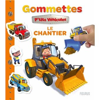 Mes premières gommettes P'tits véhicules - Le chantier