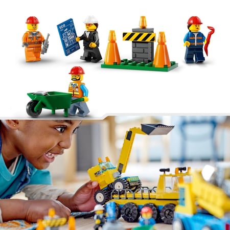 Lego 60391 les camions de chantier et la grue boule - LEGO