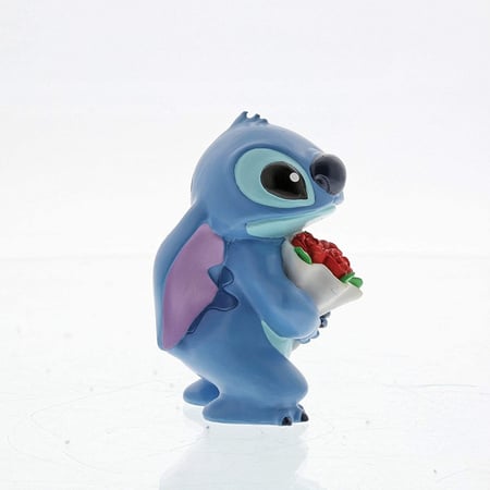 Figurine - Stitch avec fleurs - Lilo et Stitch Window Box (Disney) - 7 cm -  Objets à collectionner Cinéma et Séries