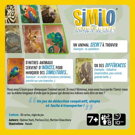 Acheter Similo Les Animaux Fantastiques - Jeu de société - Gigamic