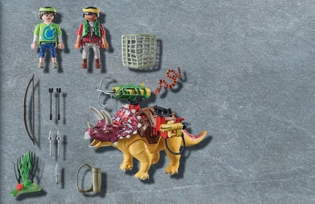 Playmobil Dino Rise : Tricératops et Soldats, Playmobil