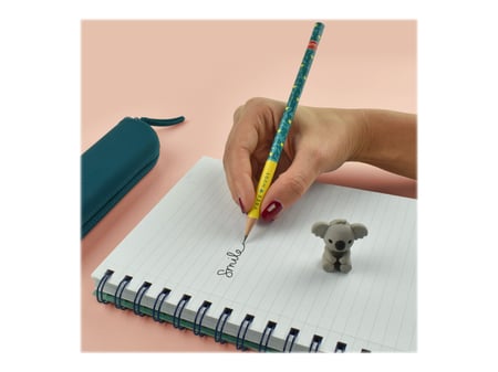 Crayon à papier avec gomme Legami - Free hugs koala - Gris - Pointe moyenne