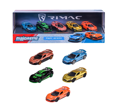 Lot de 5 voitures Rimac - Majorette