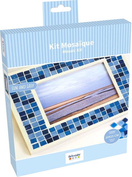 Kit mosaïque Artemio - Cadre bleu