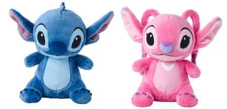 Peluche Simba Disney - Lilo & Stitch - 17 cm - Modèle aléatoire - Vendu à l'unité