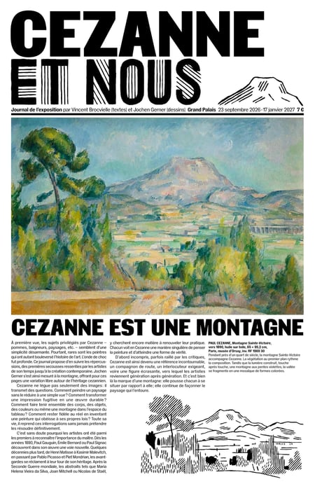 Cezanne et nous - journal de l'exposition - illustrations, couleur