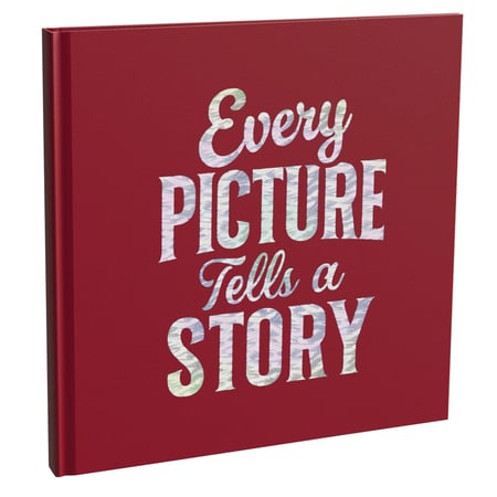 Album Photo 25 x 25 cm Exacompta - 30 pages - Lettres Rouges
