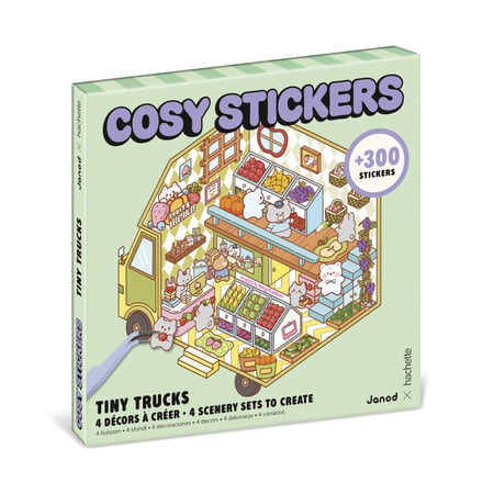 Cosy Stickers - Tiny Trucks - Janod