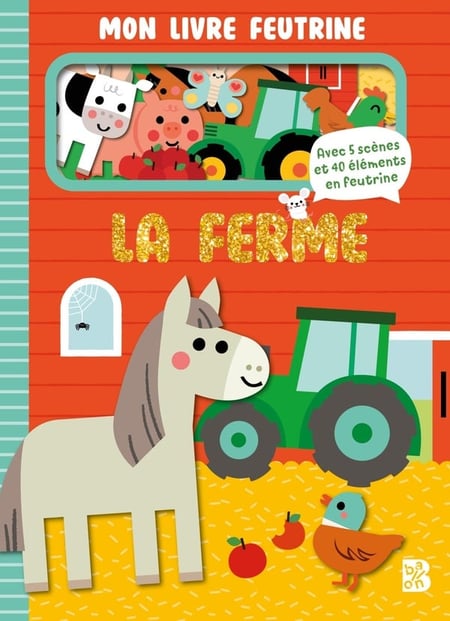 Mon livre feutrine : La ferme