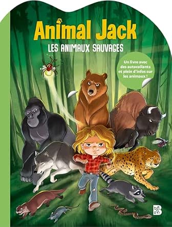 Animal Jack - Mes premières gommettes - Les animaux sauvages