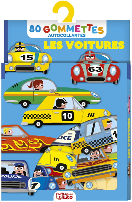GOMMETTES LITO LES VOITURES