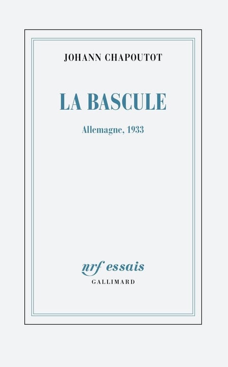 La bascule : Allemagne, 1933