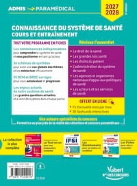 Connaissance du système de santé - Cours et entraînement en 40 fiches - Organisation, législation, acteurs et enjeux : Concours, examens et recrutements - Fonction publique hospitalière - Catégories A, B et C - 2026-2027
