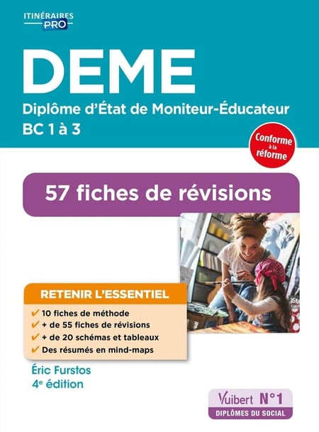 DEME - Moniteur éducateur - 130 fiches de révisions : BC 1 à 3