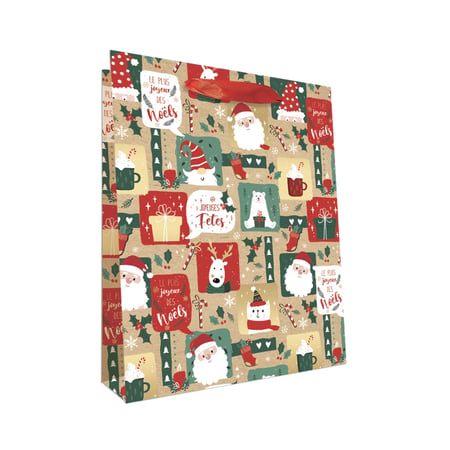 Sac cadeau Editions Cely - Noël - Taille L