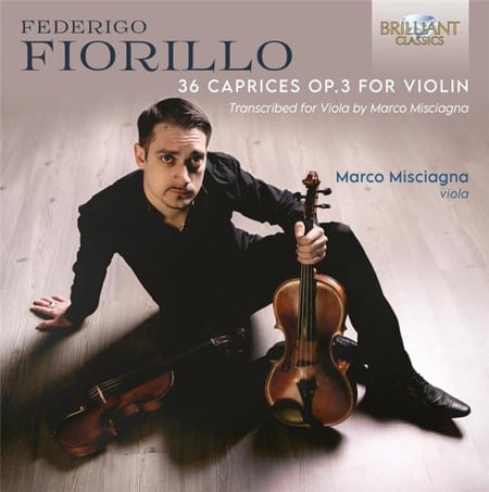 36 Caprices pour violon, Op. 3 (transcription pour alto)
