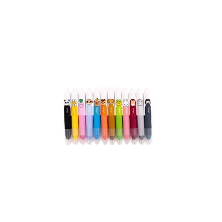 Lot de 12 crayons de couleur ergonomiques Mr Wonderful - Wonder Comic
