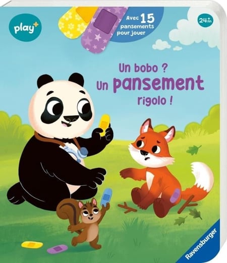 Un bobo ? Un pansement rigolo ! Mon livre à jouer