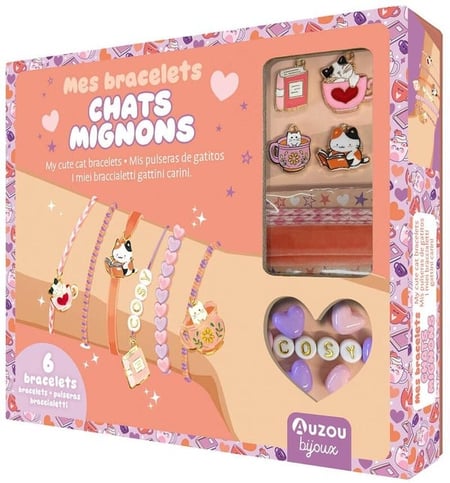 Mes bracelets chats mignons