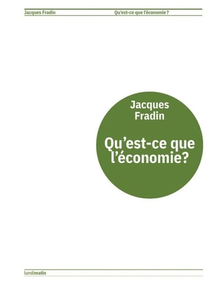 Qu'est-ce que l'économie ?