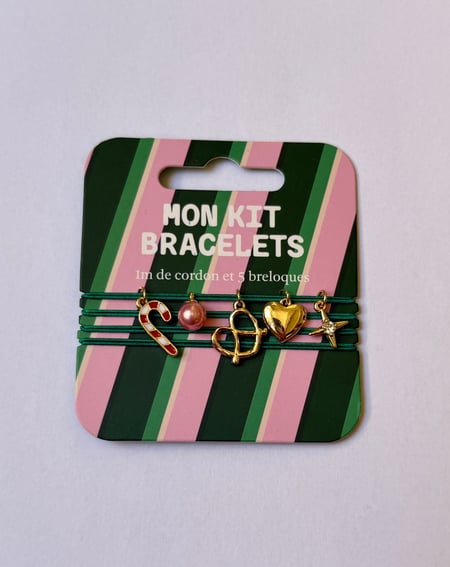 Kit bracelet tradi rayures - Collection Noël 2026