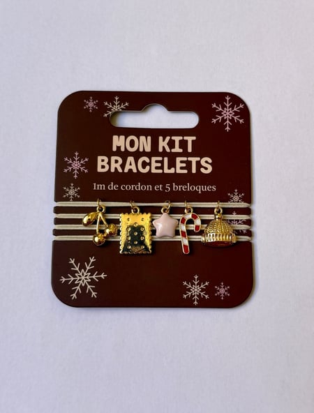 Kit bracelet gourmand flocon - Collection Noël 2026