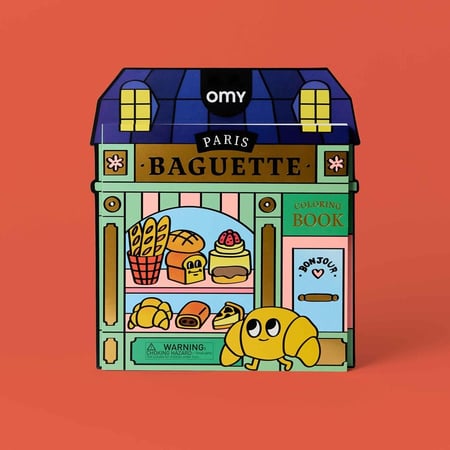 Carnet de coloriage Omy - French Baguette