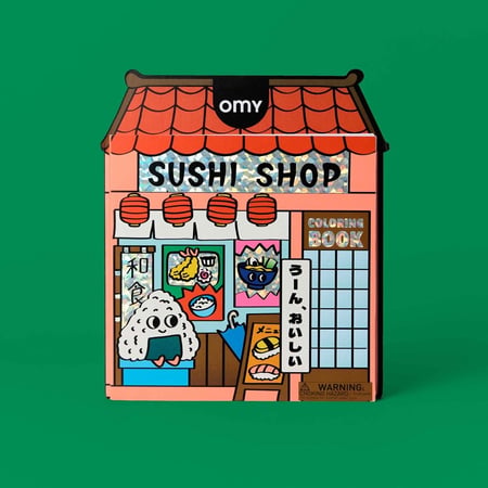 Carnet de coloriage Omy - Sushi shop
