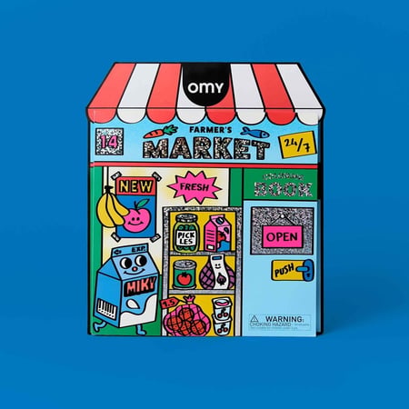 Carnet de coloriage Omy - Farmer's market