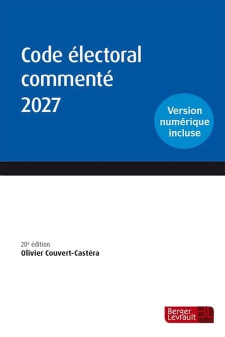 Code électoral commenté (édition 2027)