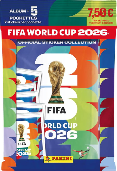 Pack de démarrage stickers à collectionner Panini - Coupe du Monde de la FIFA 2026 