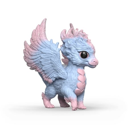 Figurine Schleich - Bébé dragon de cristal