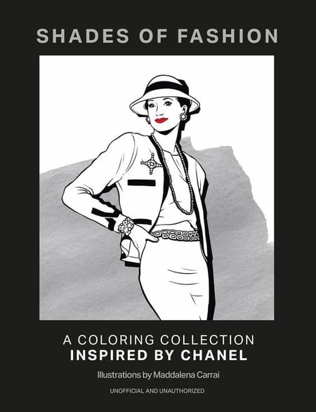 Coloriages de Mode - inspirés par Chanel - non officiel et non autorisé