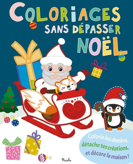 Coloriages sans dépasser Noël