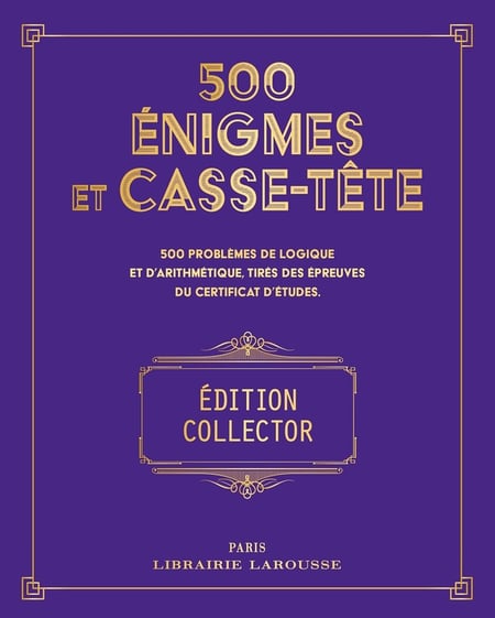 500 énigmes et casse-tête