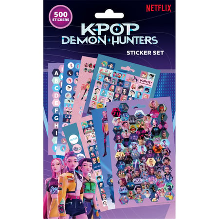 Lot de 500 stickers K-Pop Demon Hunters