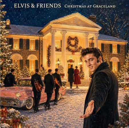 Christmas At Graceland - Elvis and Friends - édition colorée numérotée gatefold 180g - Vinyle