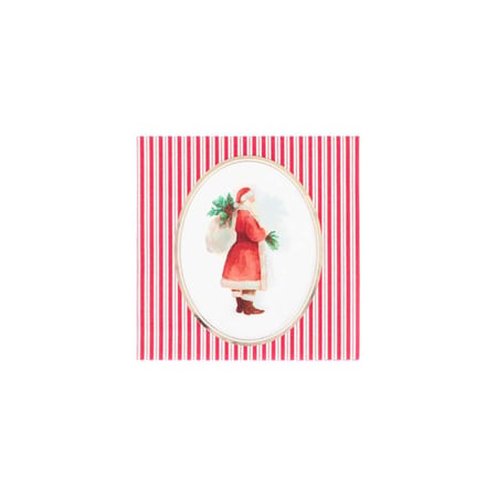 20 serviettes cocktail Artyfêtes - Santa's Christmas
