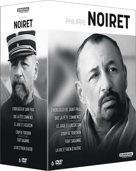 Philippe Noiret : L'Horloger de Saint-Paul + Que la fête commence + Le Juge et l'assassin + Coup de torchon + Fort Saganne + La Vie et rien d'autre